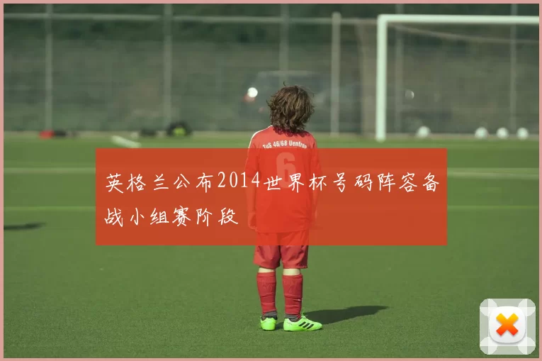 英格兰公布2014世界杯号码阵容备战小组赛阶段