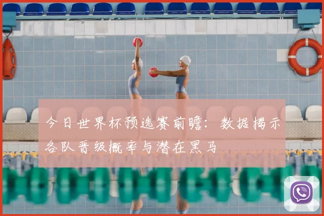 今日世界杯预选赛前瞻：数据揭示各队晋级概率与潜在黑马