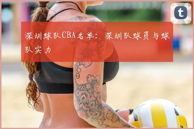 深圳球队CBA名单：深圳队球员与球队实力